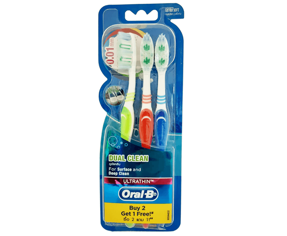 Oral-B Dual Clean Ultra Thin (2+1 Packs)