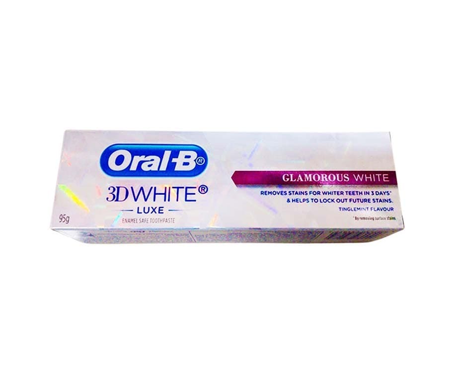Oral-B 3D White Luxe Glamorous White Tinglemint Flavor 95g