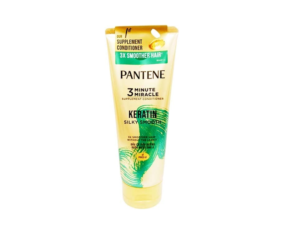 Pantene Pro-V 3 Minute Miracle Supplement Conditioner Keratin Silky Smooth 150mL