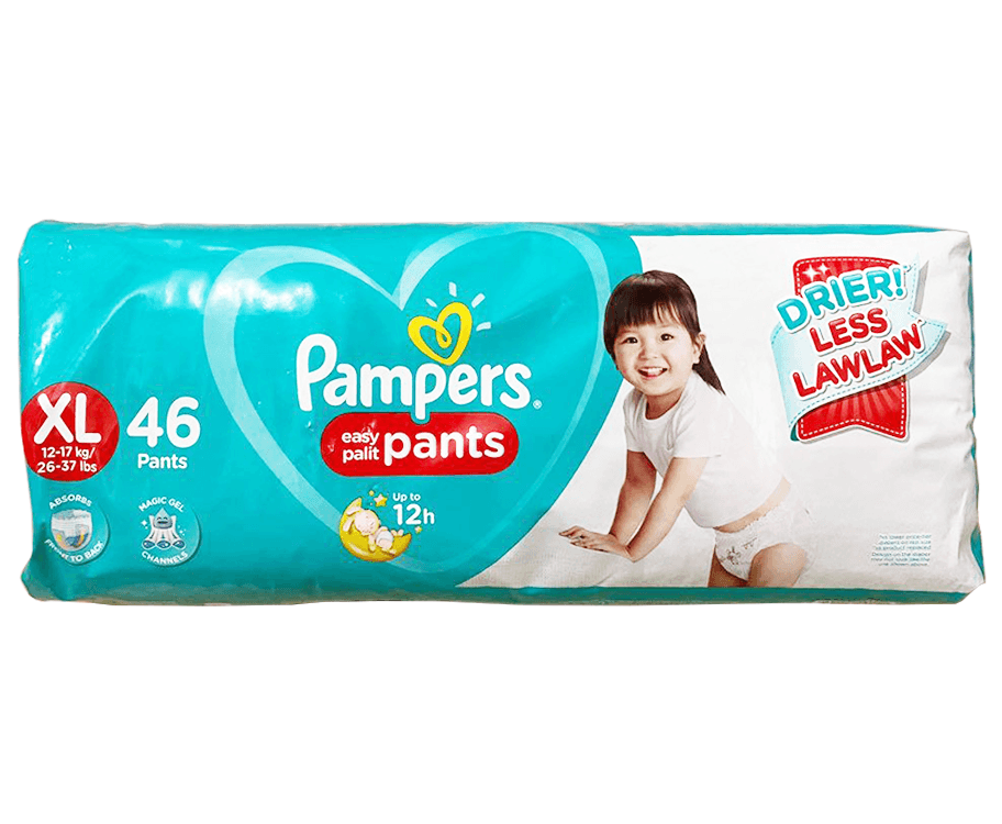 Pampers Baby-Dry Pants XL 26-37 lbs 46 Pants