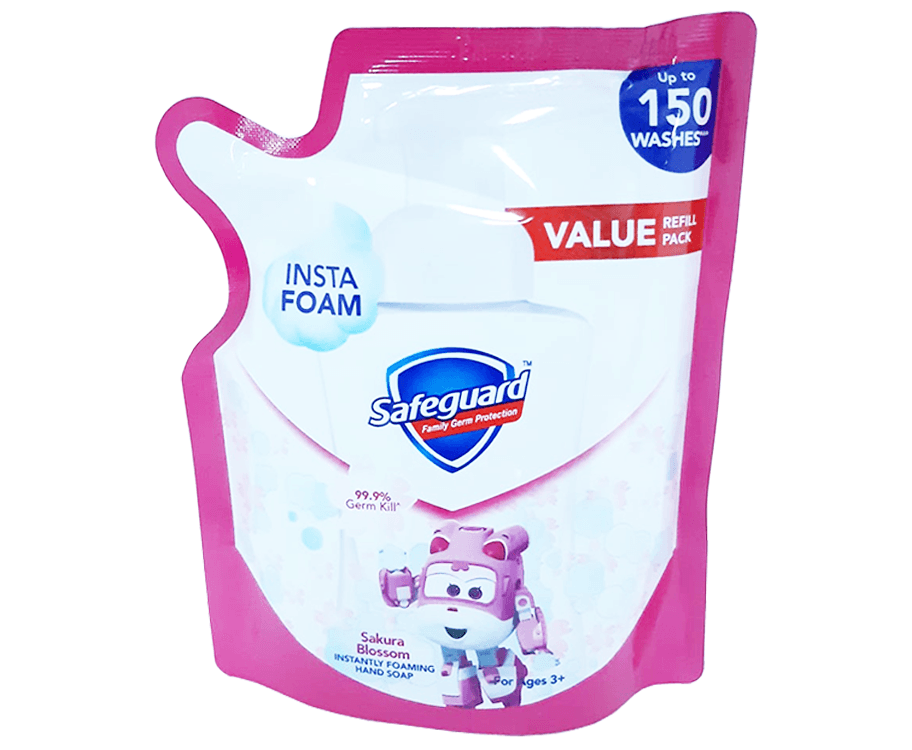 Safeguard Family Germ Protection Sakura Blossom Value Refill Pack 200mL