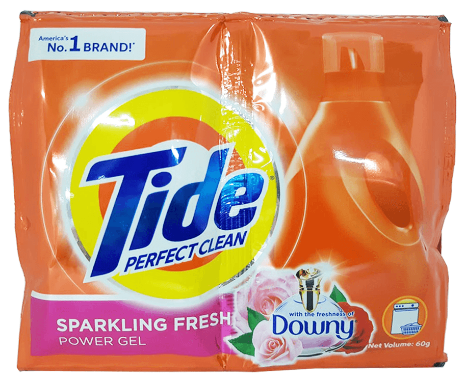 Tide Perfect Clean Sparkling Fresh Power Gel With The Freshness Of Downy 60g