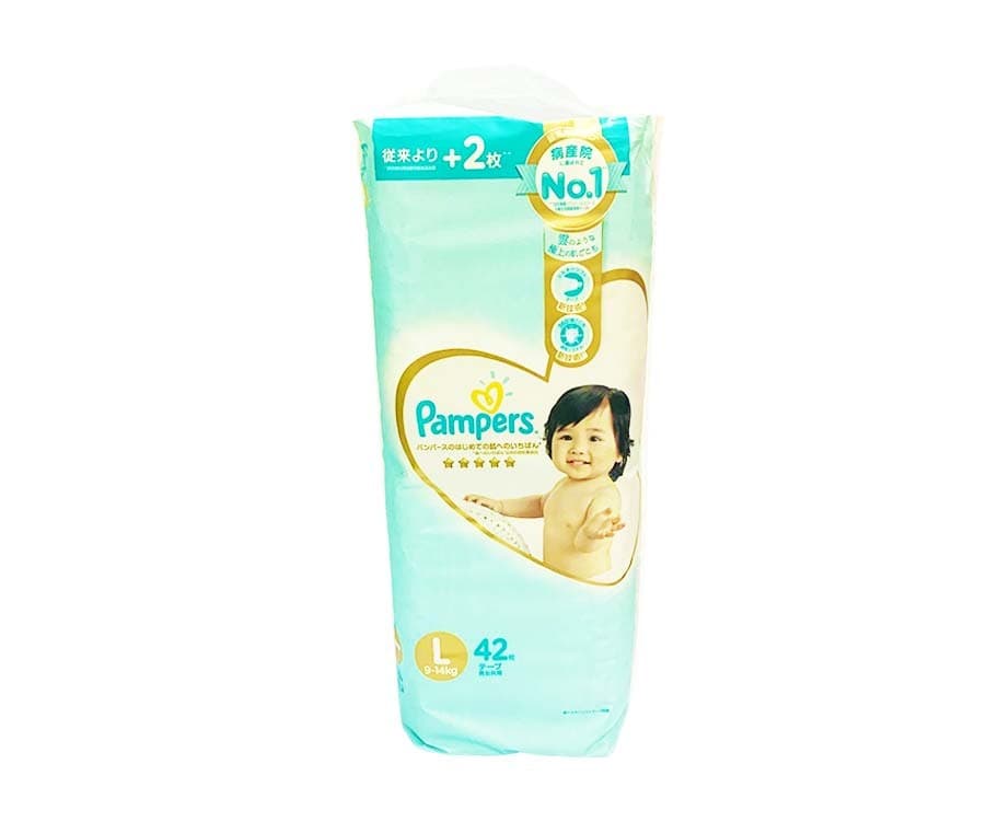 Pampers Tape Premium Care Large 9-14kg 42 Pieces