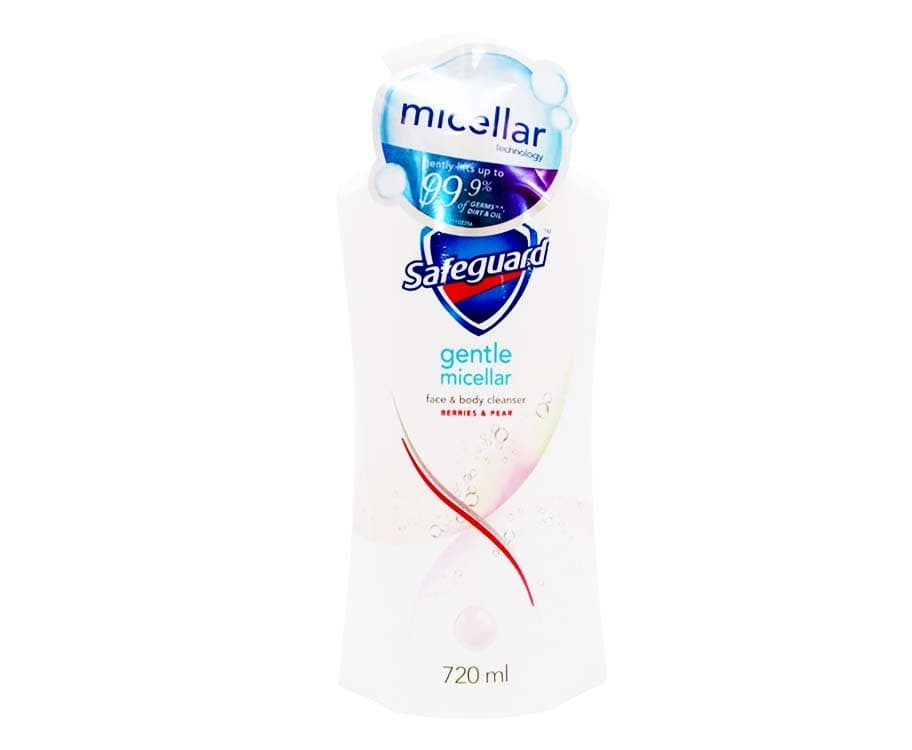 Safeguard Gentle Micellar Face & Body Cleanser Berries & Pear 720mL