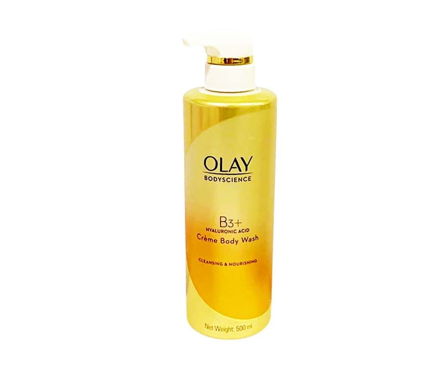 Olay Bodyscience B3+ Hyaluronic Acid Creme Body Wash Cleansing & Nourishing 500mL