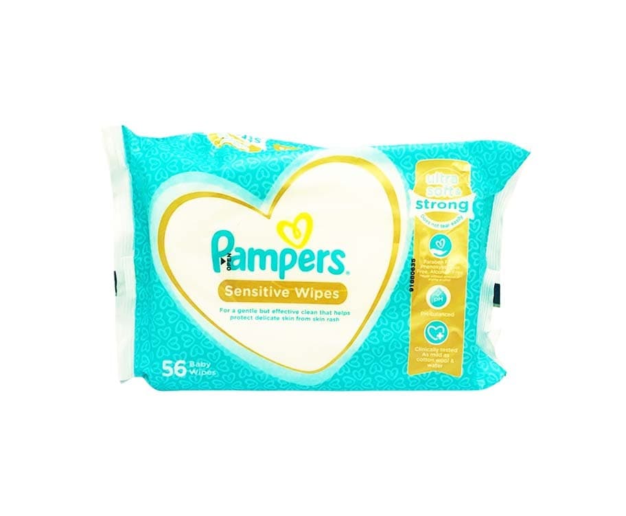 Pampers Sensitive Wipes 56 Baby Wipes