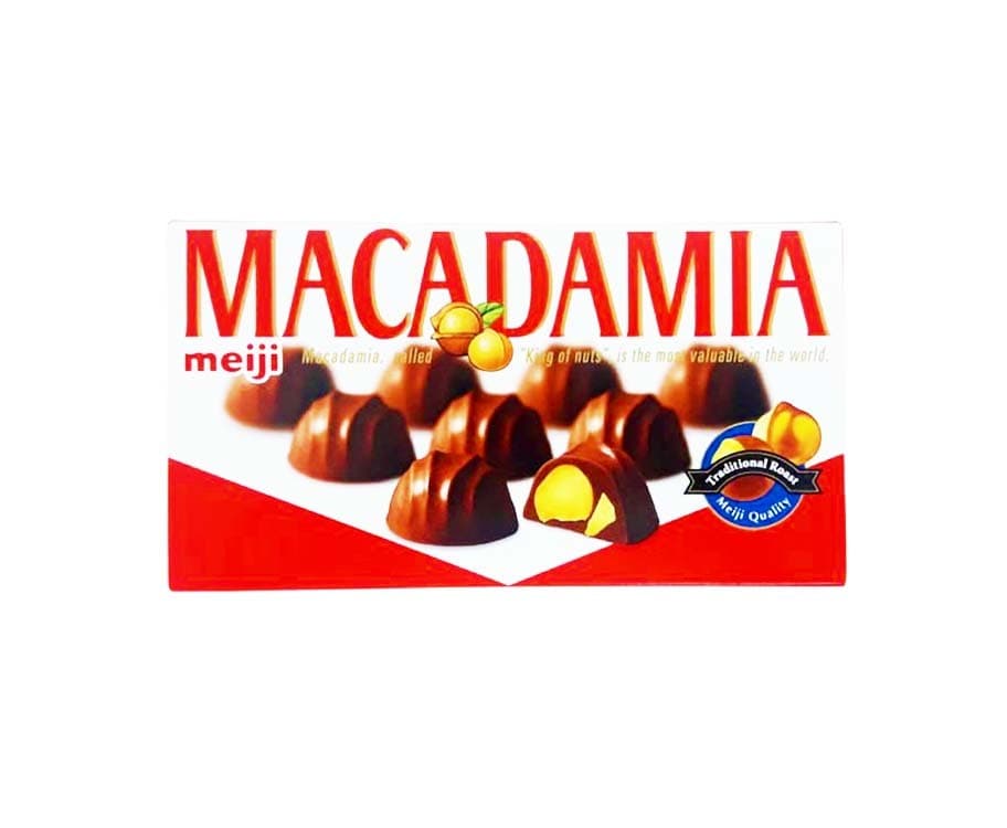 Meiji Macadamia Chocolate Traditional Roast 63g