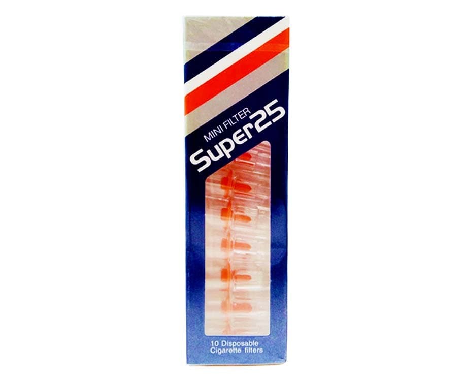 Super25 Mini Filter 10 Disposable Cigarettes Filters