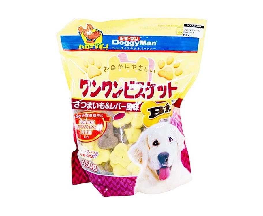 DoggyMan Biscuits Big Sweet Potal & Chicken Liver Flavor 450g