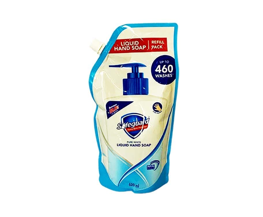 Safeguard Pure White Liquid Hand Soap Refill Pack 620mL