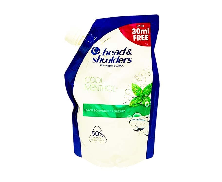 Head & Shoulders Anti-Dandruff Shampoo Cool Menthol Refill Pack 420mL