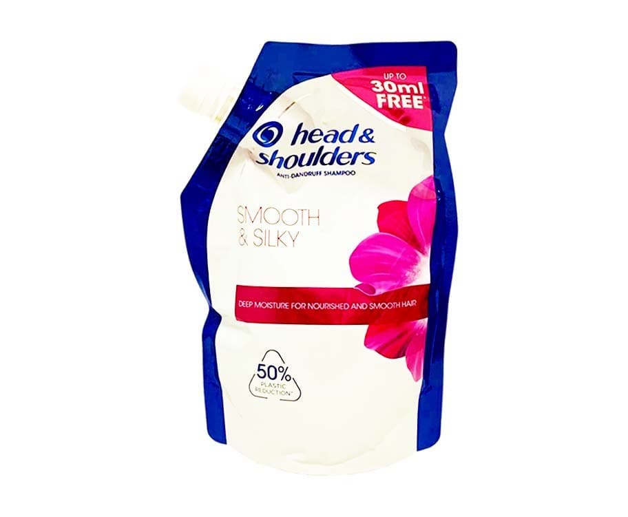 Head & Shoulders Anti-Dandruff Shampoo Smooth & Silky Refill Pack 420mL