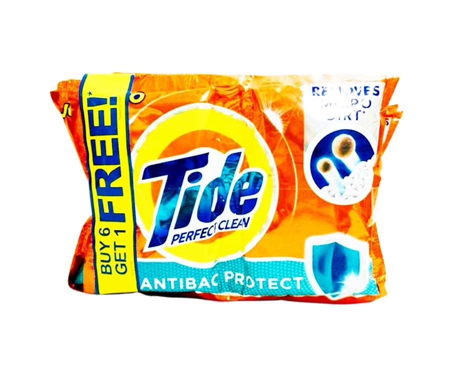 Tide Perfect Clean Antibac Protect (6+1 Packs x 74g)