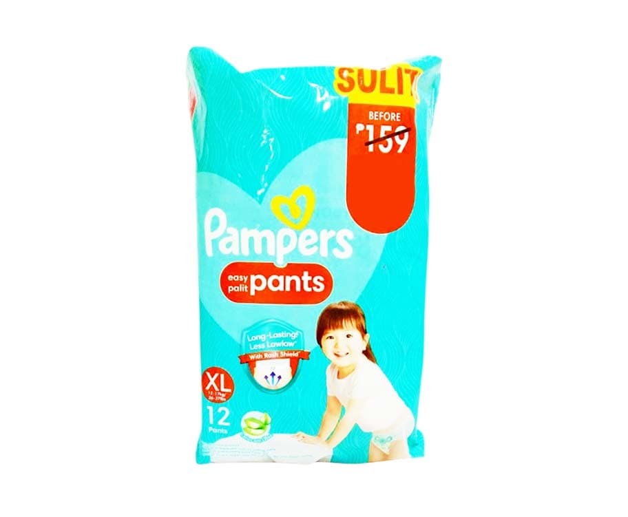Pampers Easy Palit Pants XL (12-17kg/ 26-37lbs) 12 Pants