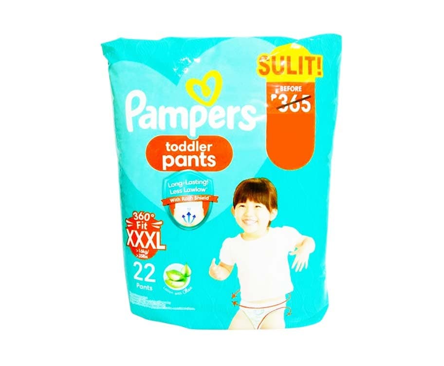Pampers Toddler Pants 360° Fit XXXL (>16kg/ >35lbs) 22 Pants