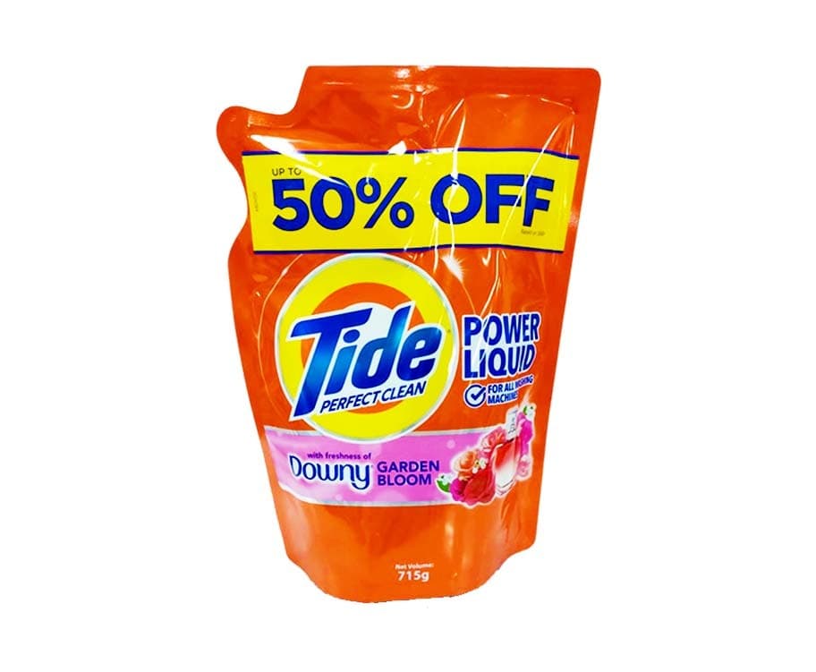 Tide Perfect Clean Power Liquid with Freshness of Downy Garden Bloom 715g