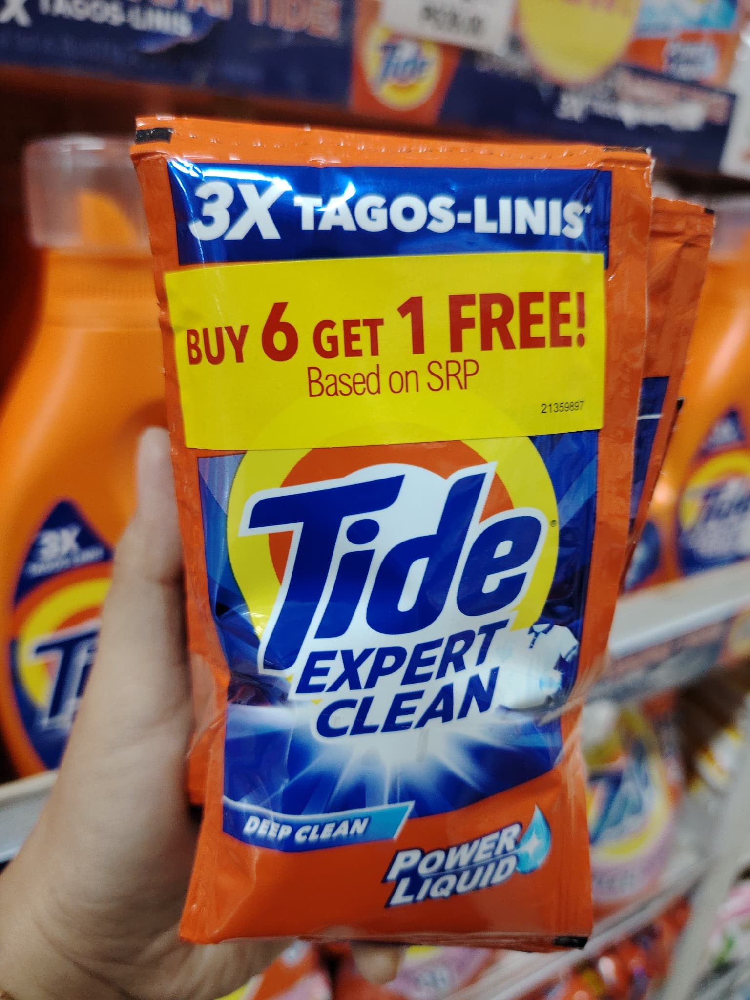 Tide Liq. Deep Clean 28g 6+1free
