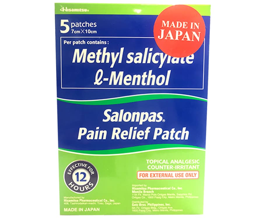 Hisamitsu Salonpas Pain Relief Patch 5 Patches (7cm x 10cm)