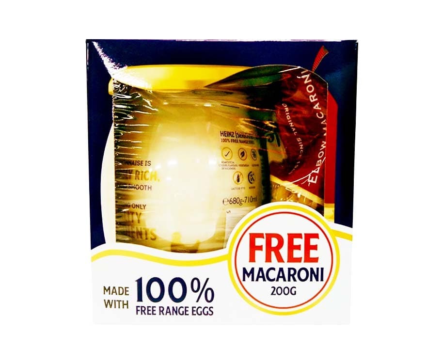 Heinz Seriously Good Mayonnaise 710mL + Free Ideal Gourmet Elbow Macaroni 200g