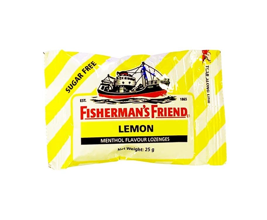Fisherman's Friend Lemon Menthol Flavour Lozenges Sugar Free 25g