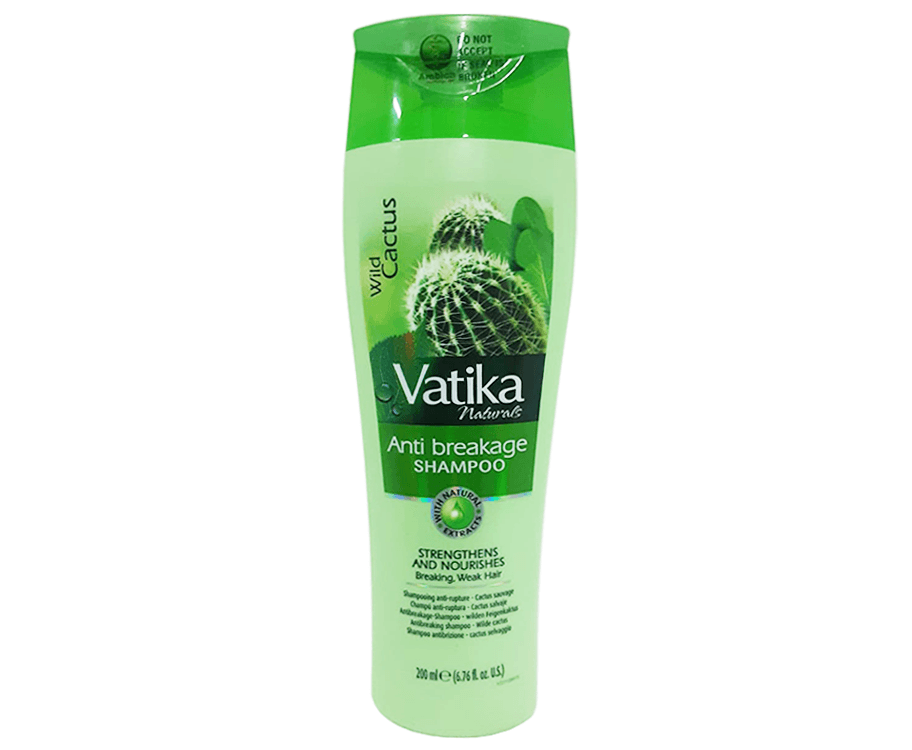 Vatika Naturals Wild Cactus Anti Breakage Shampoo With Natural Extracts 200mL