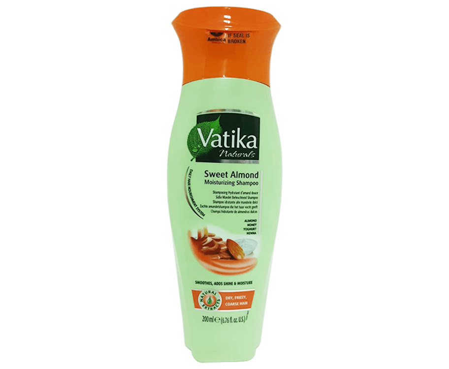Vatika Naturals Sweet Almond Moisturizing Shampoo With Natural Extracts 200mL