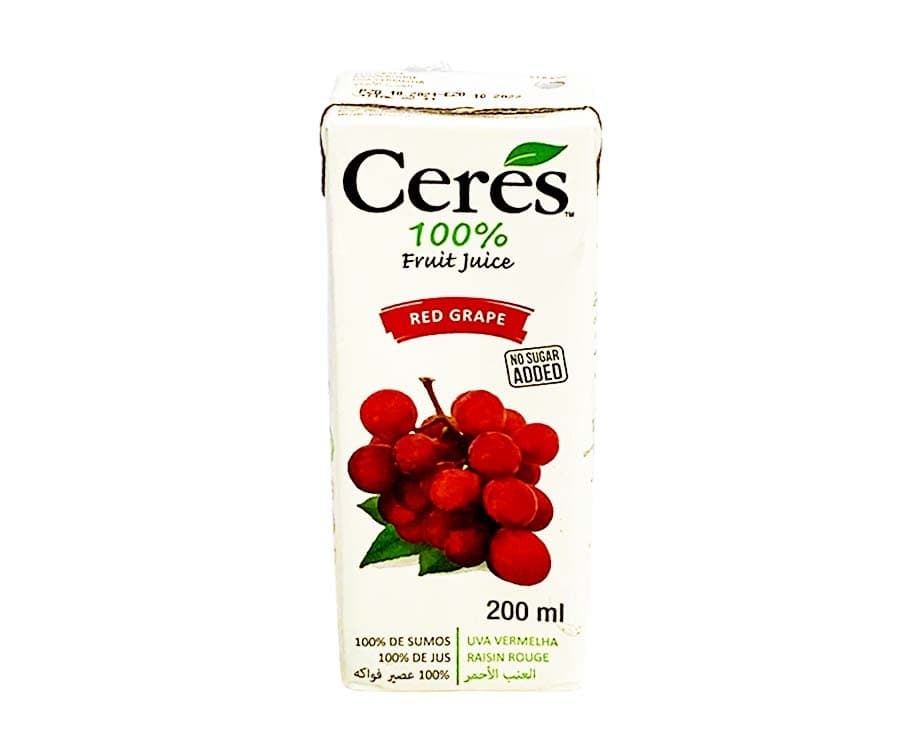 Ceres 100% Fruit Juice Red Grape 200mL