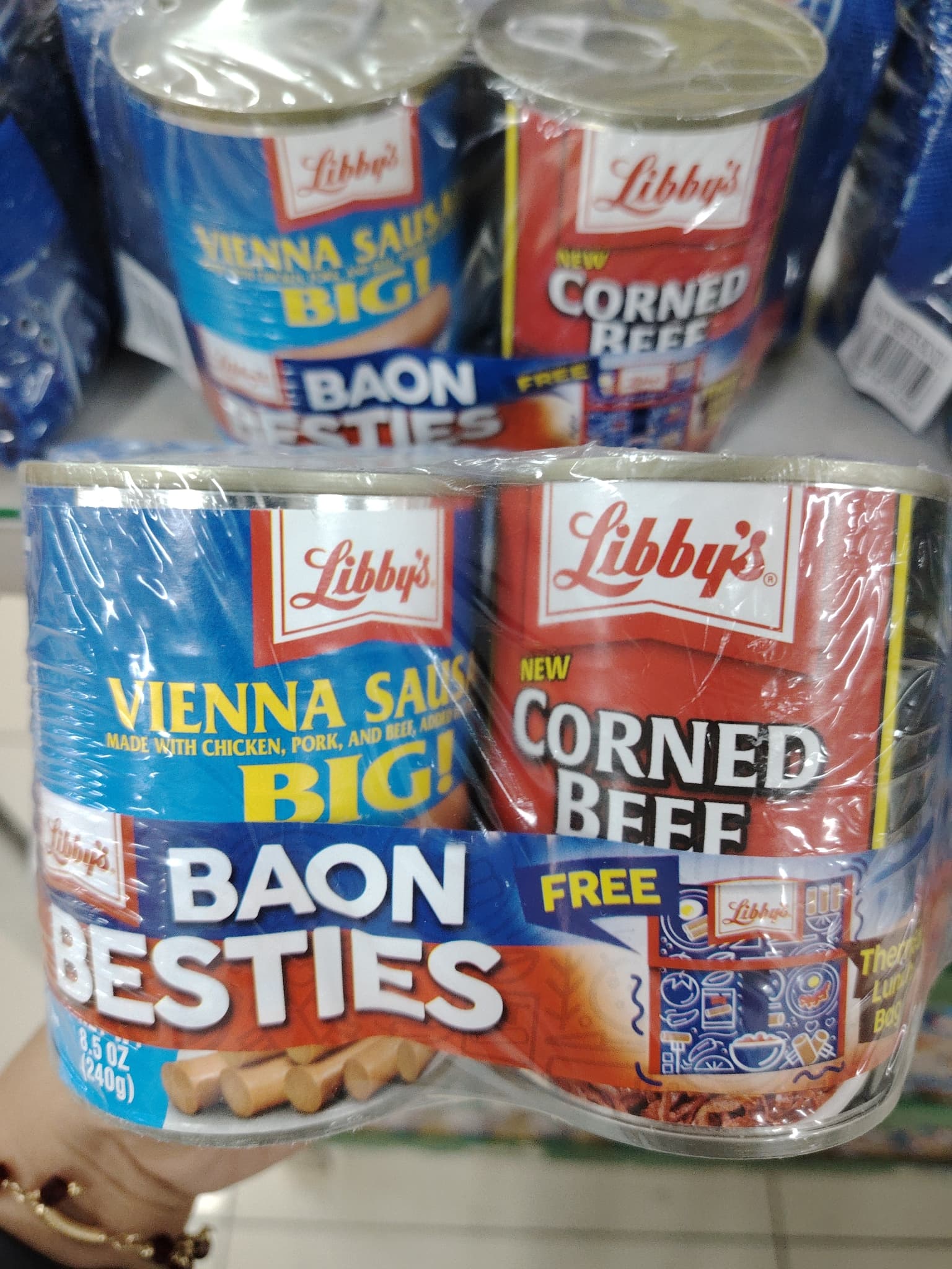 Libby's Vienna Sausage 240g+Libby's Corned Beef 260g free thermal lunch bag