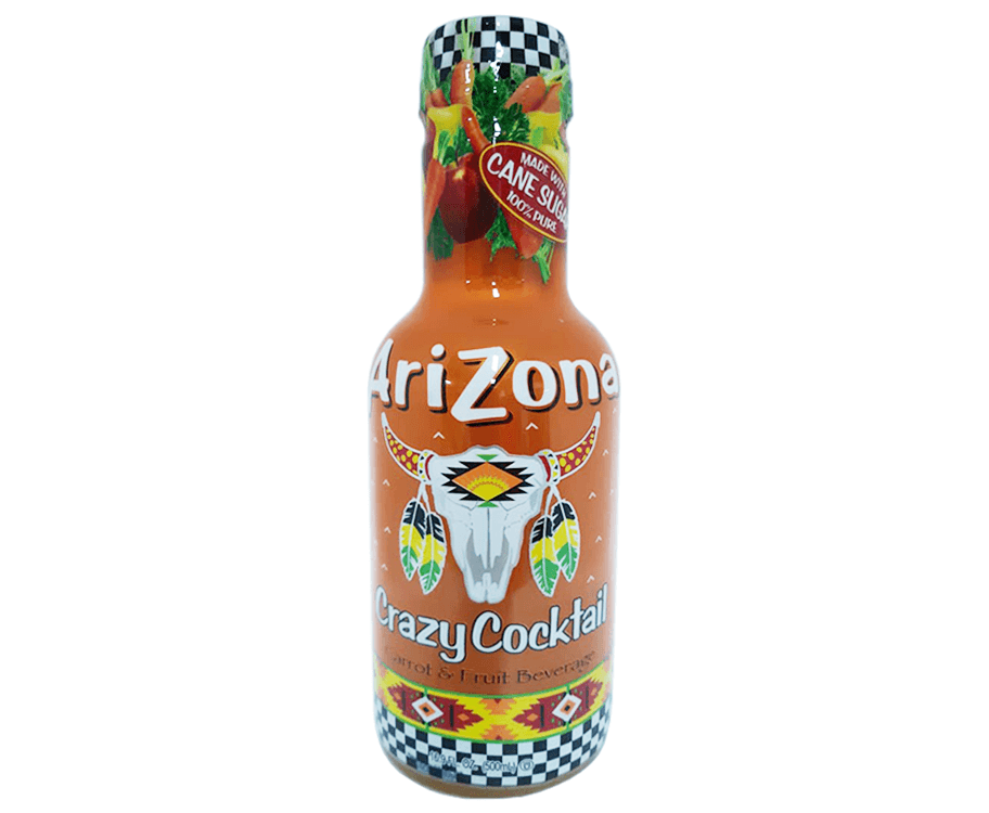 Arizona Crazy Cocktail Carrot & Fruit Beverage 500mL