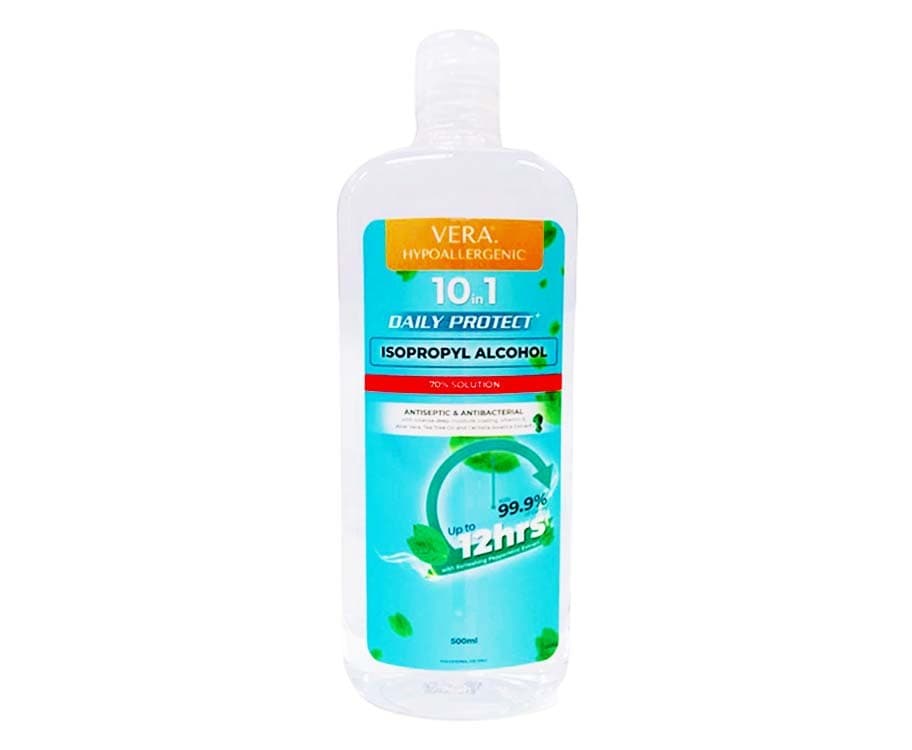 Vera Hypoallergenic Isopropyl Alcohol 70% Solution 500ml