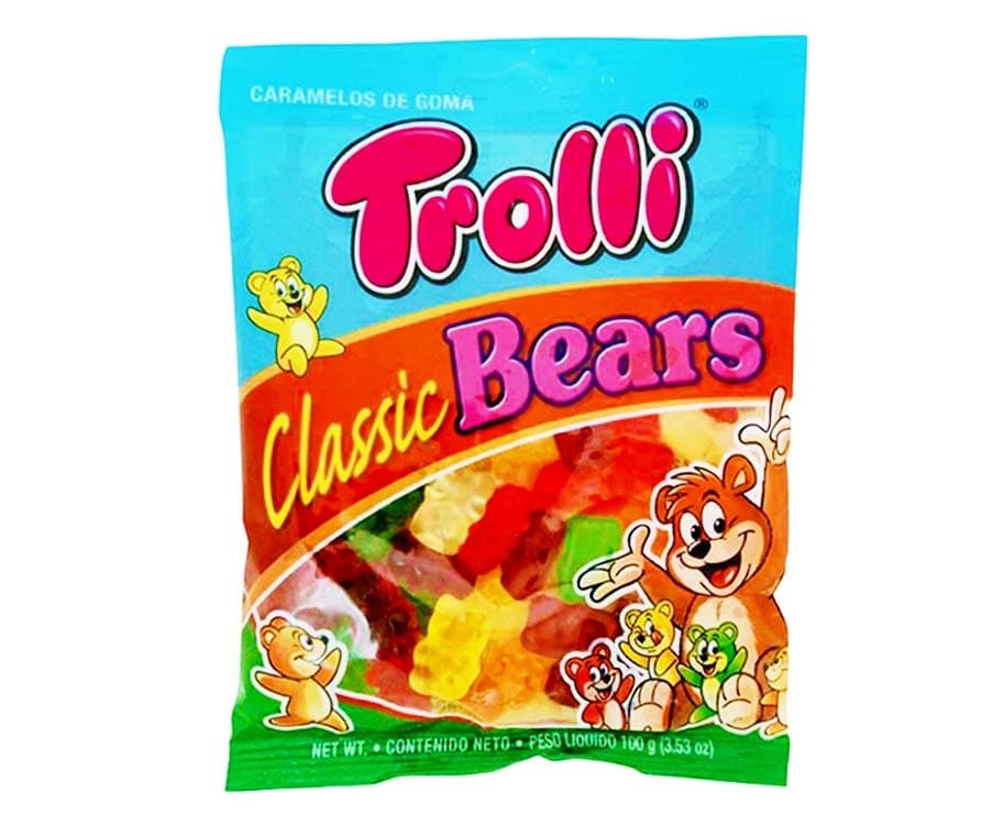 Caramelos De Goma Trolli Classic Bears Gummi 100g