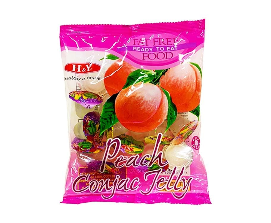 H&Y Healthy & Young Peach Conjac Jelly 10.5oz (300g)
