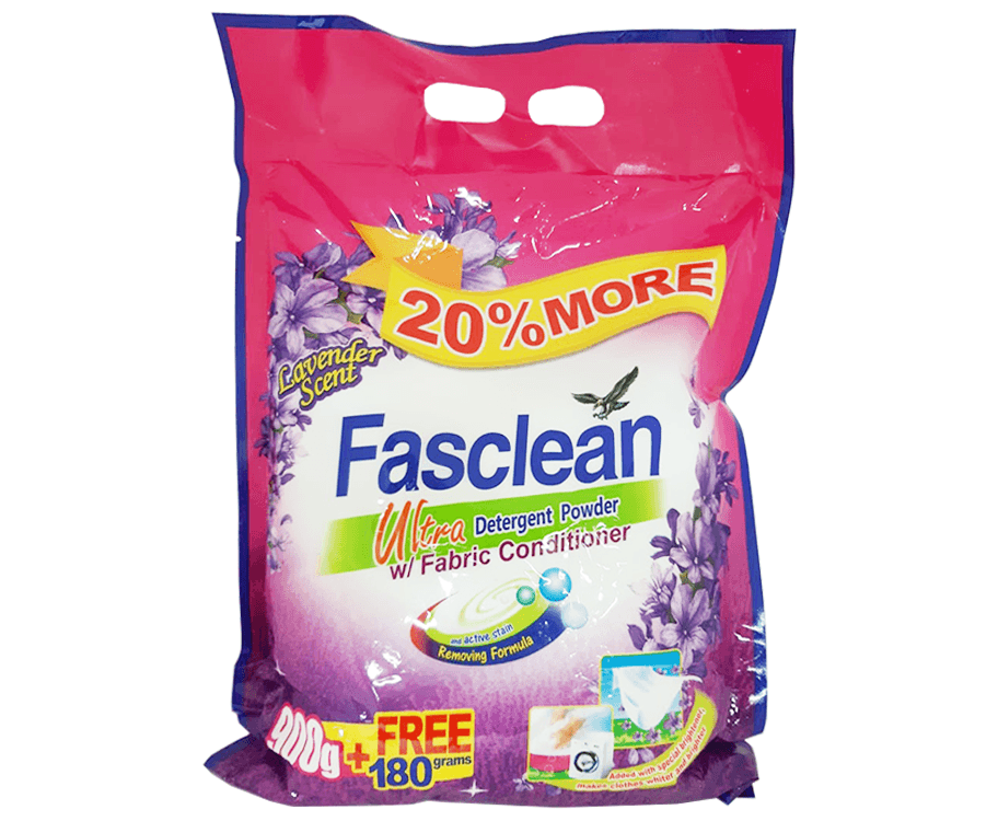 Fasclean Ultra with Fabric Conditioner Lavender Scent 1080g