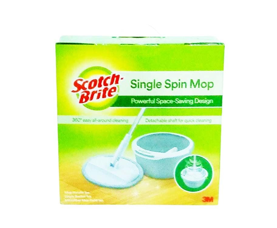 Scotch-Brite Single Spin Mop Bucket 1 Set