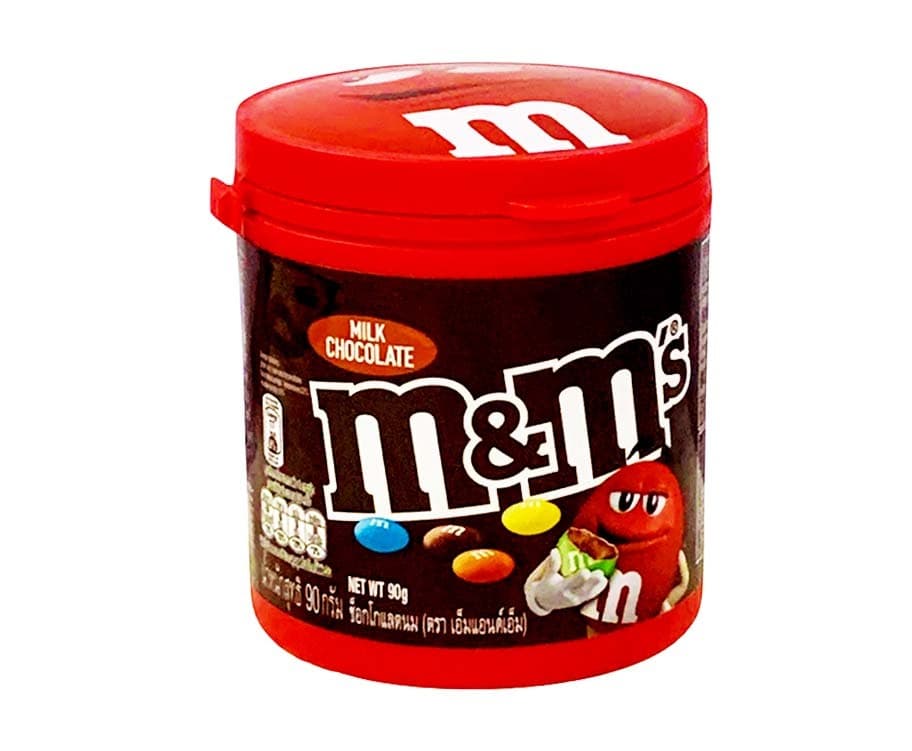 M&M's Milk Chocolate Candies In Canister 100g