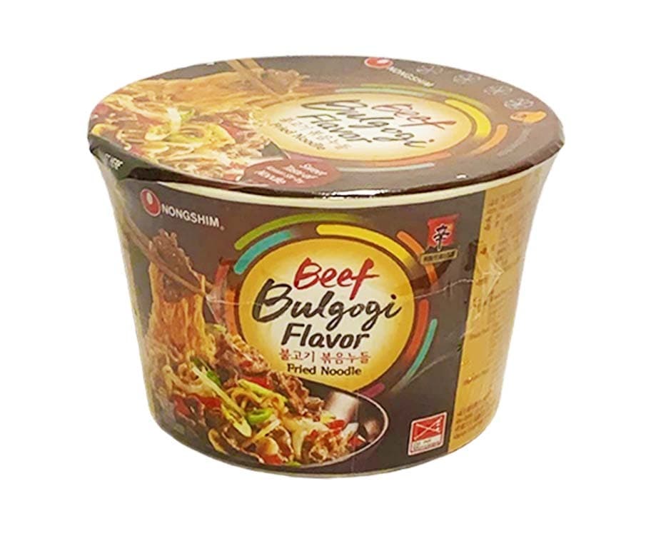 Nongshim Beef Bulgogi Flavor Fried Noodle Korean Stir Fry Noodle 101g