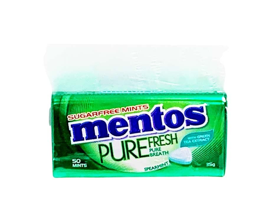 Mentos Pure Fresh Spearmint 50 Mints 35g