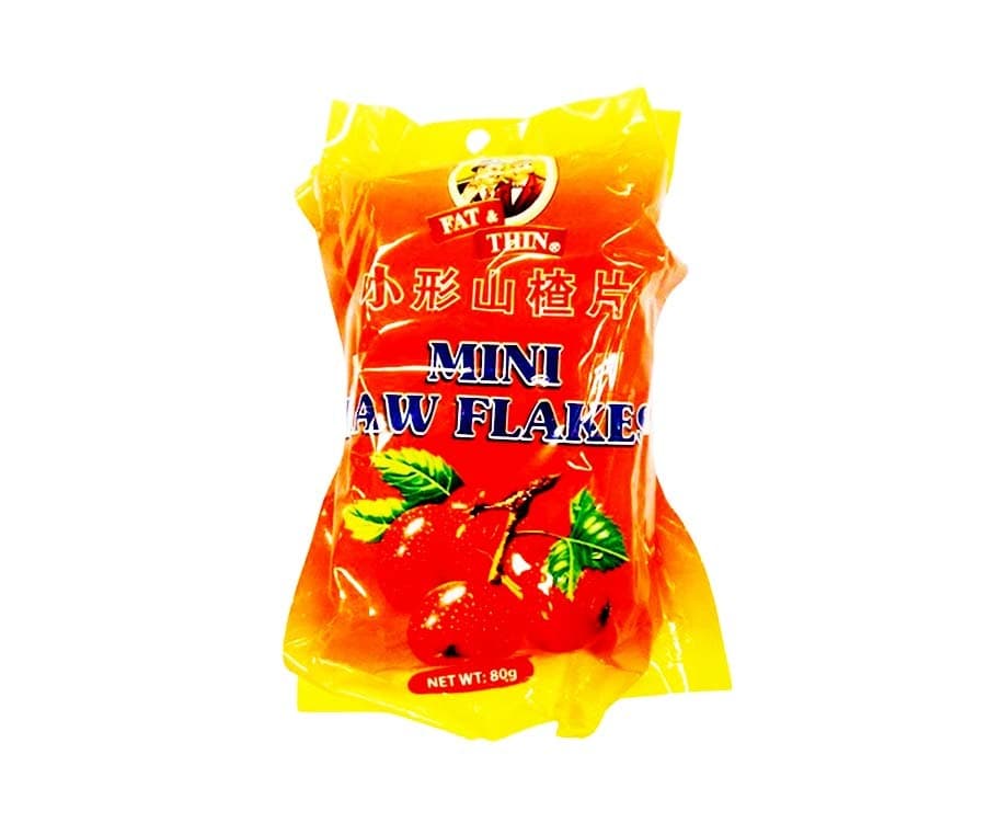 Fat & Thin Mini Haw Flakes (2 Packs x 80g)