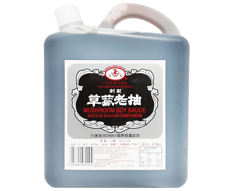 Zheng Feng Brand Mushroom Soy Sauce 5lbs
