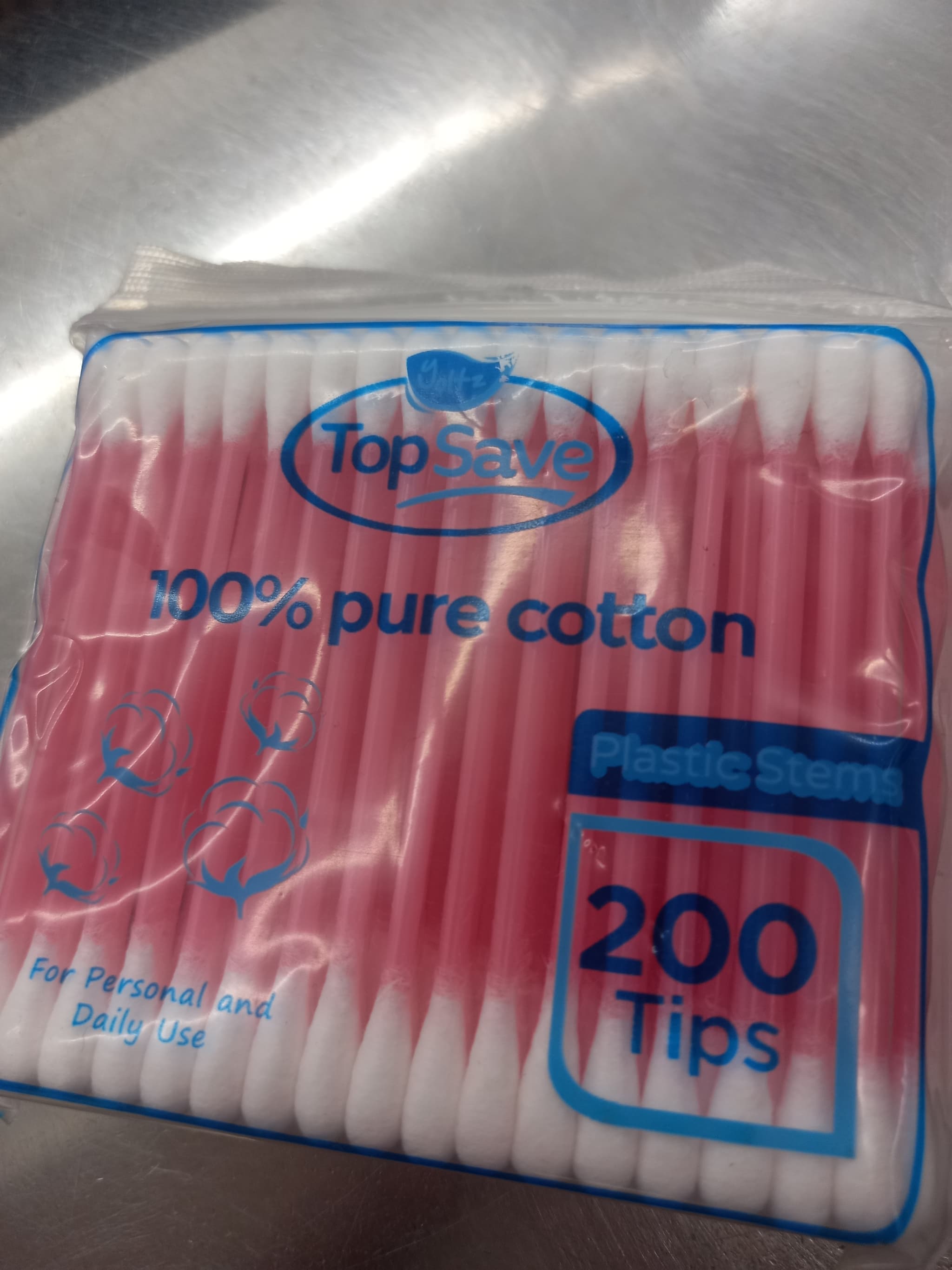 Yoltz cotton buds plastic stem 200 tips