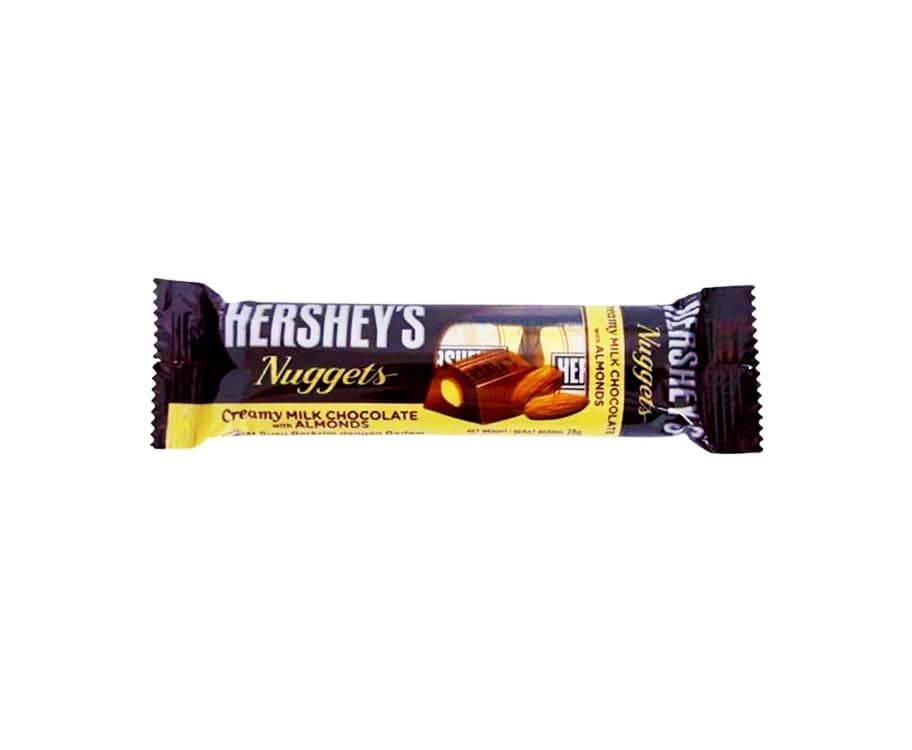 Hershey's Nuggets Creamy Milk Chocolate with Almonds 28g