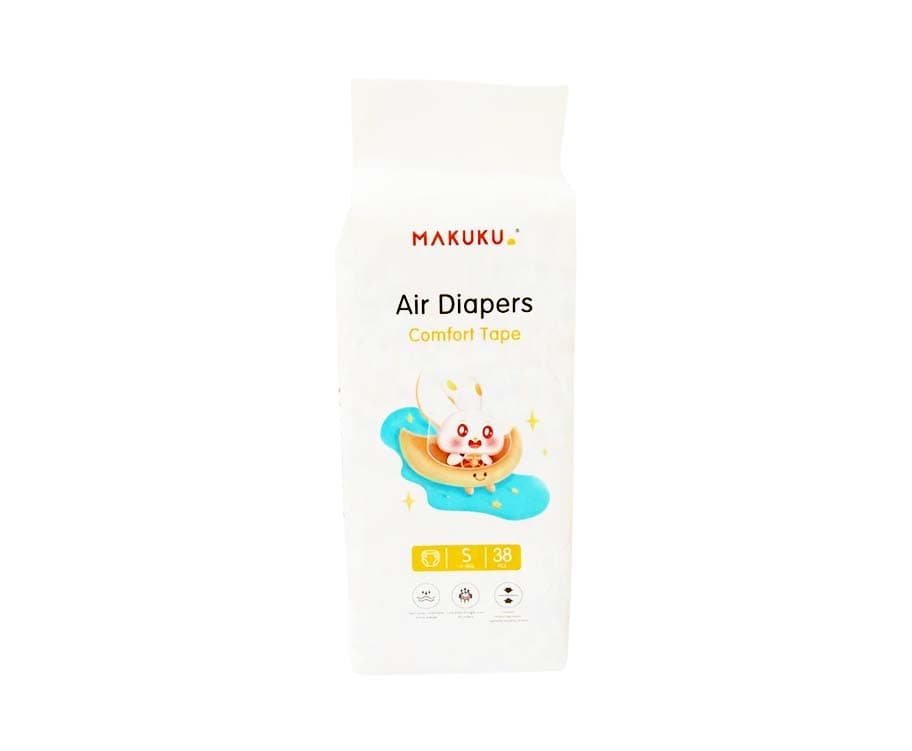 Makuku Air Diapers Comfort Tape Small 38 Pieces