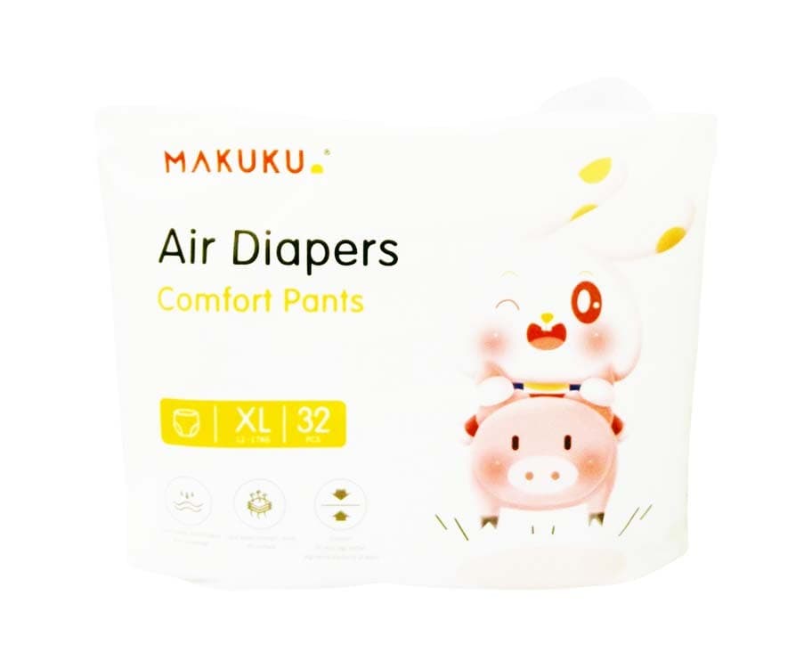 Makuku Air Diapers Comfort Pants XL 32 Pieces