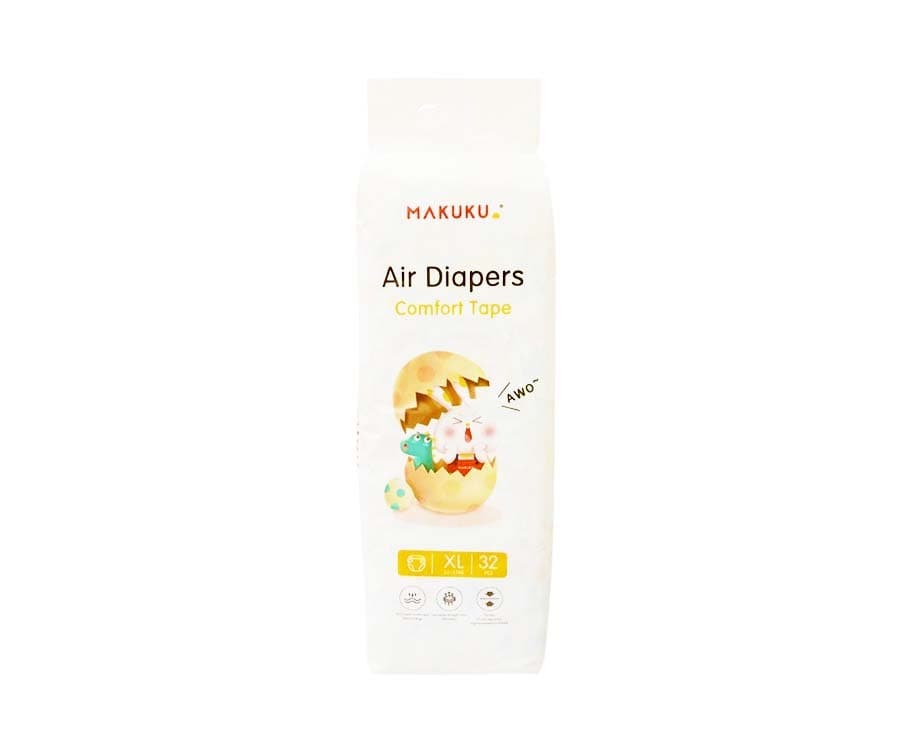 Makuku Air Diapers Comfort Tape XL 32 Pieces