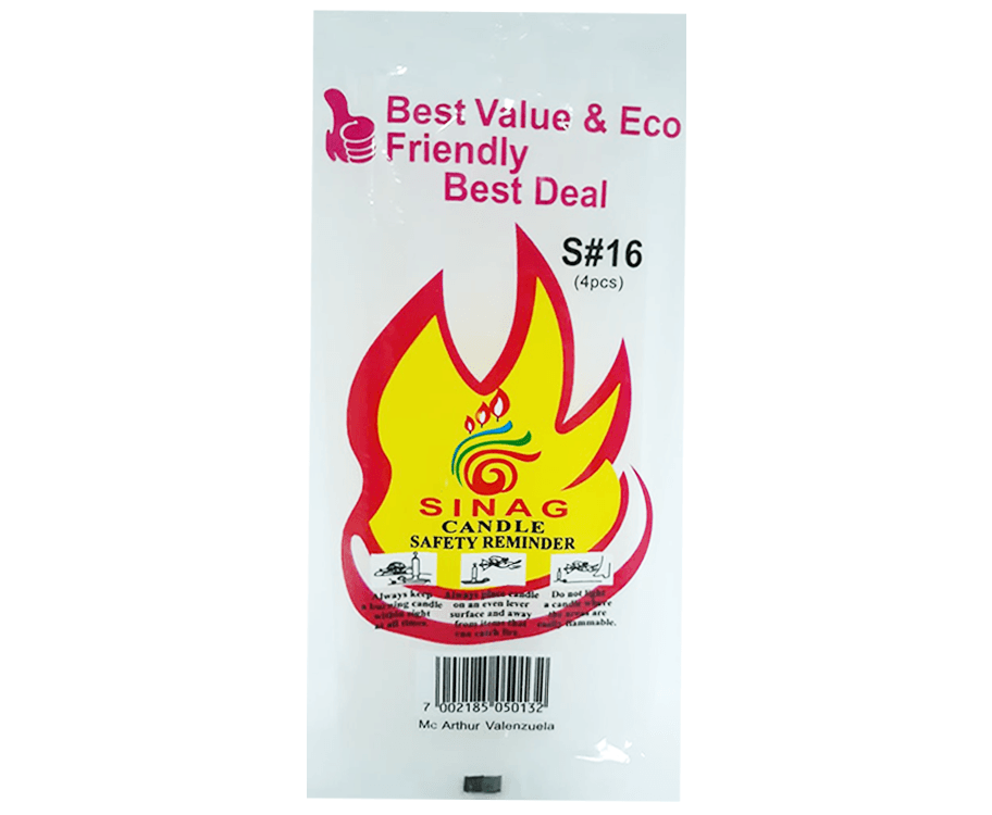 Sinag Candle S#16 4 Pieces