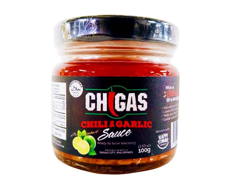 Chigas Chili & Garlic Sauce with Calamansi Sauce 100g