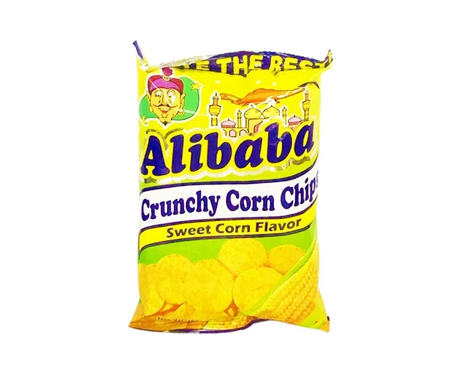 Alibaba Crunchy Corn Chips Sweet Corn Flavor 55g