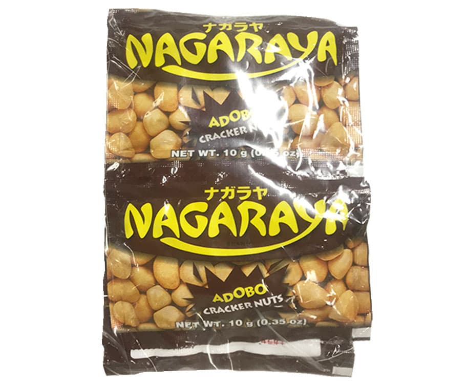 Nagaraya Adobo Cracker Nuts (10 Packs x 10g)