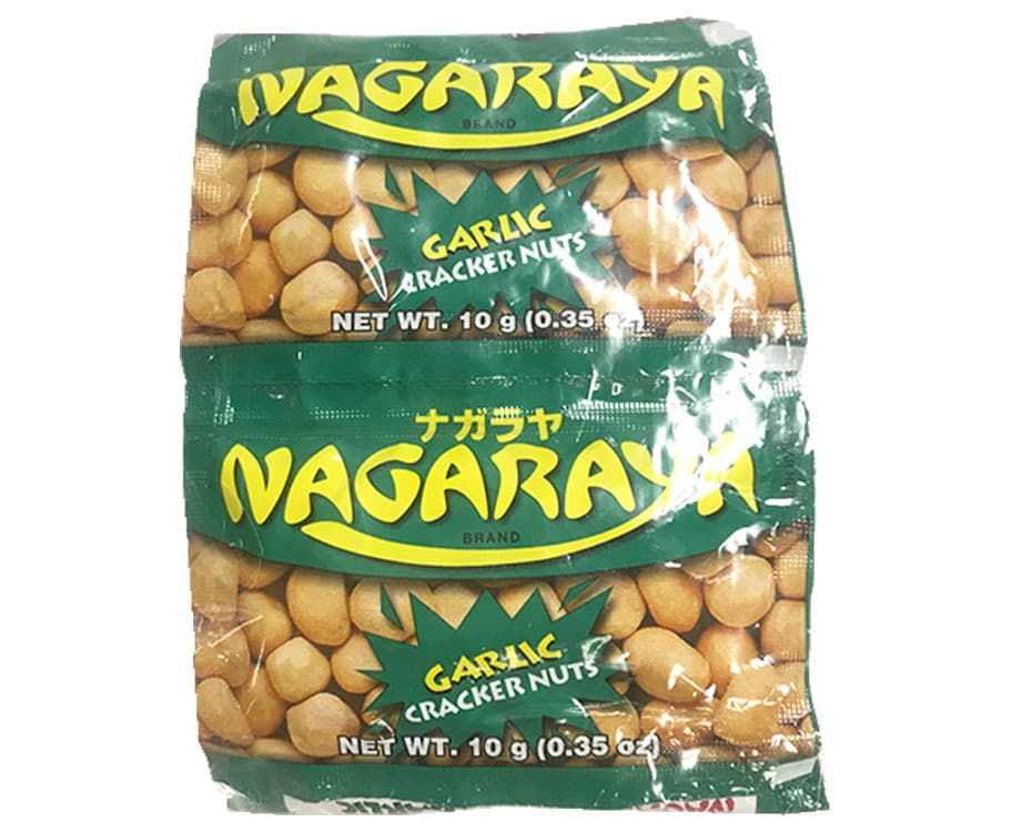Nagaraya Garlic Cracker Nuts (10 Packs x 10g)