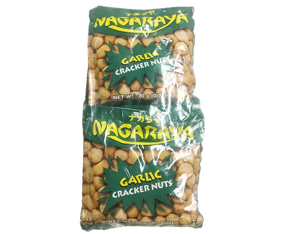 Nagaraya Garlic Cracker Nuts (10 Packs x 20g)